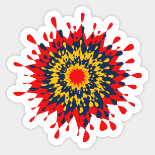 Colorful Digital artwork Sticker